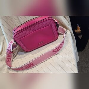 Michael Kors Hot Pink "Maeve" Purse